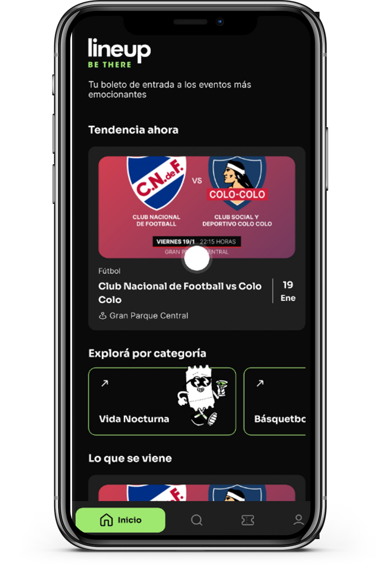 LineUp Tickets — venta de entradas